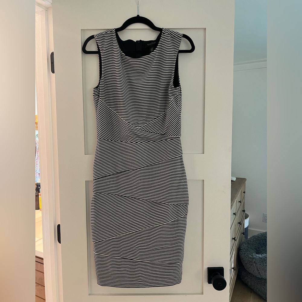 White/Black dress